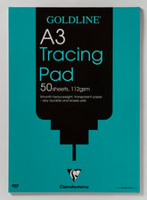 Goldline A3 Heavyweight Tracing Pad 112gsm 50 Sheets GPT3A3Z